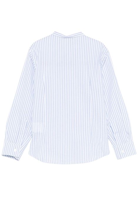 Children's shirt in linen and viscose Paolo Pecora | PP4045/MABIANCO/AZZURRO